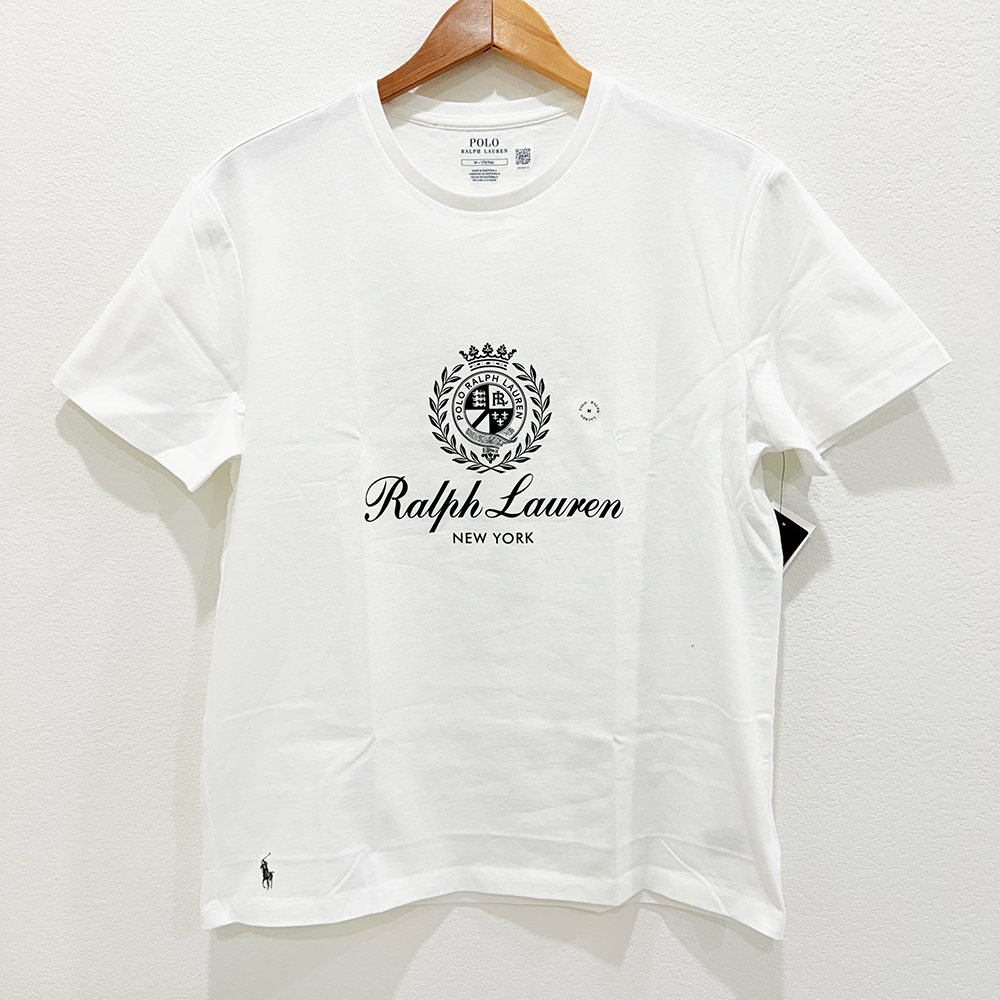 Áo Polo Ralph Lauren Standard Fit Big Logo Jersey - White, Size M
