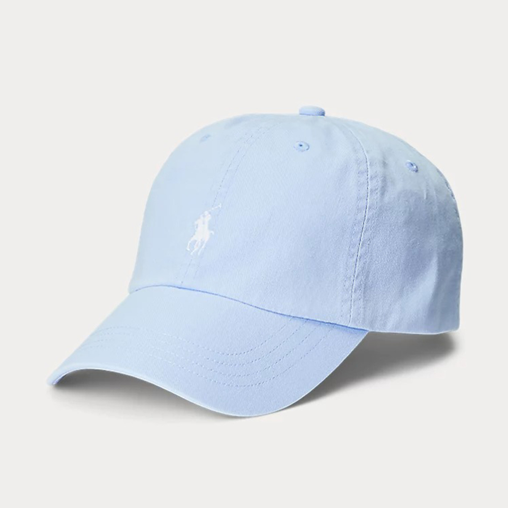 Mũ Polo Ralph Lauren Cotton Chino Ball Cap, Sky/White