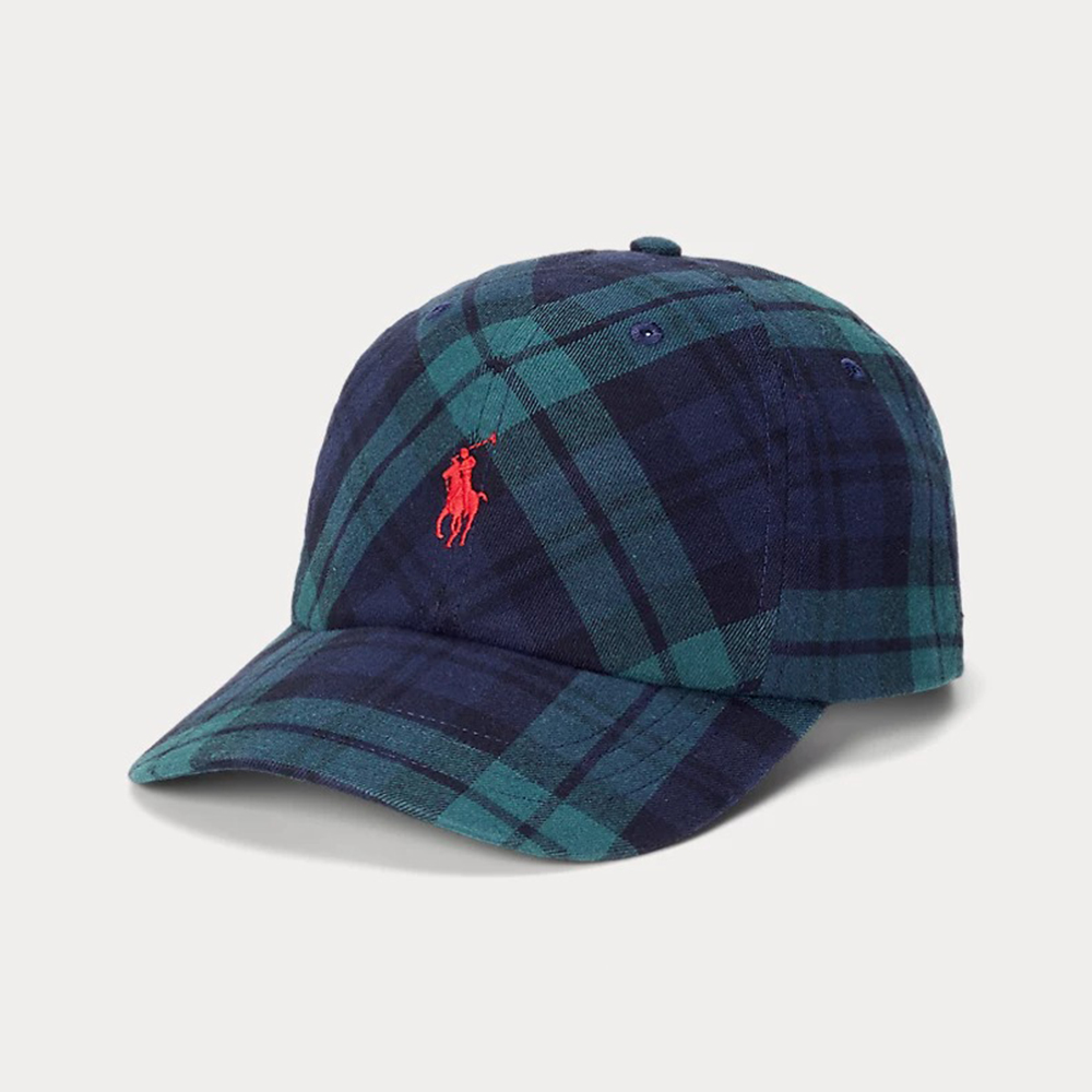 Mũ Polo Ralph Lauren Plaid Cotton Chino Ball Cap, Multi