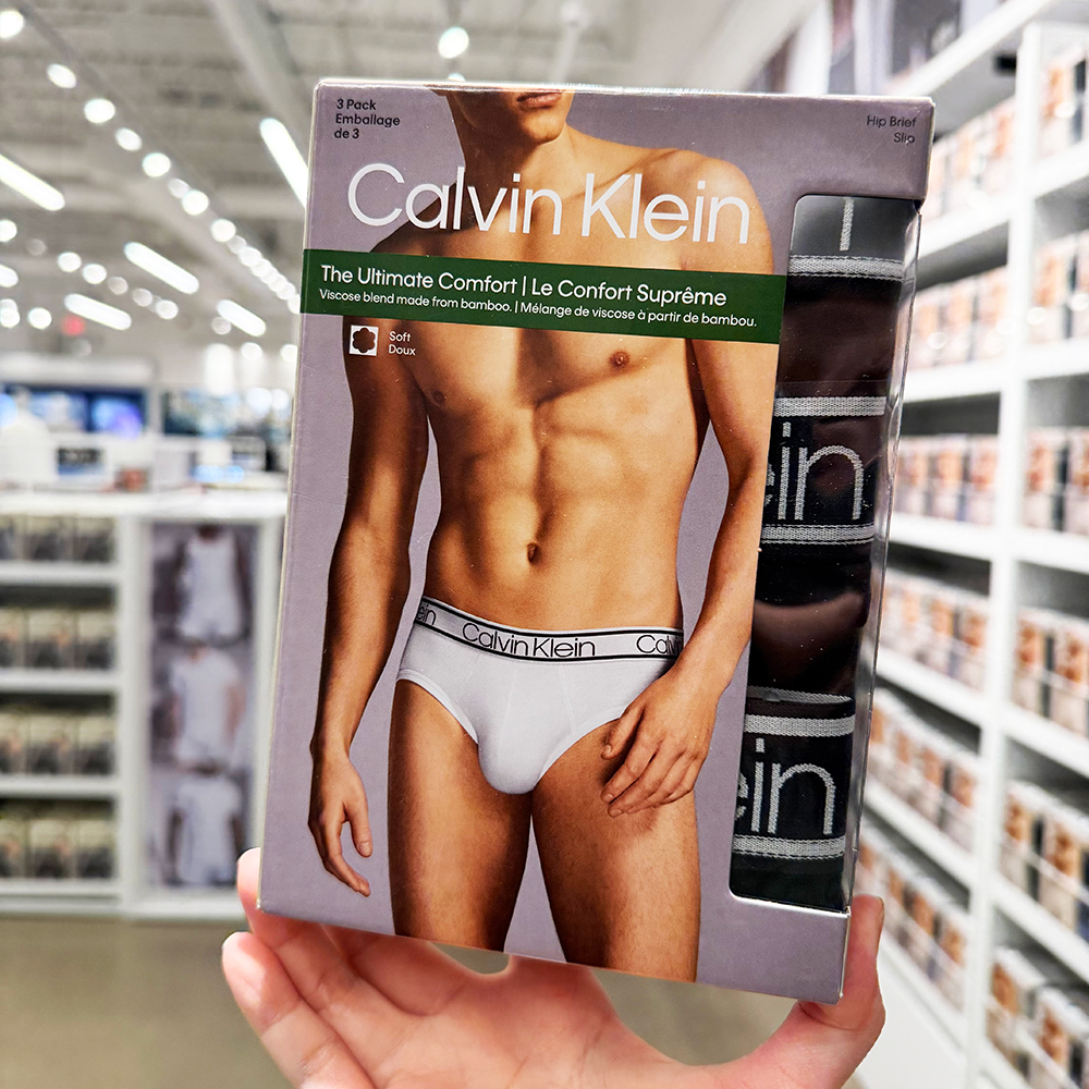 Set 3 quần Calvin Klein The Ultimate Comfort Hip Brief - Black/Red/Grey, Size M