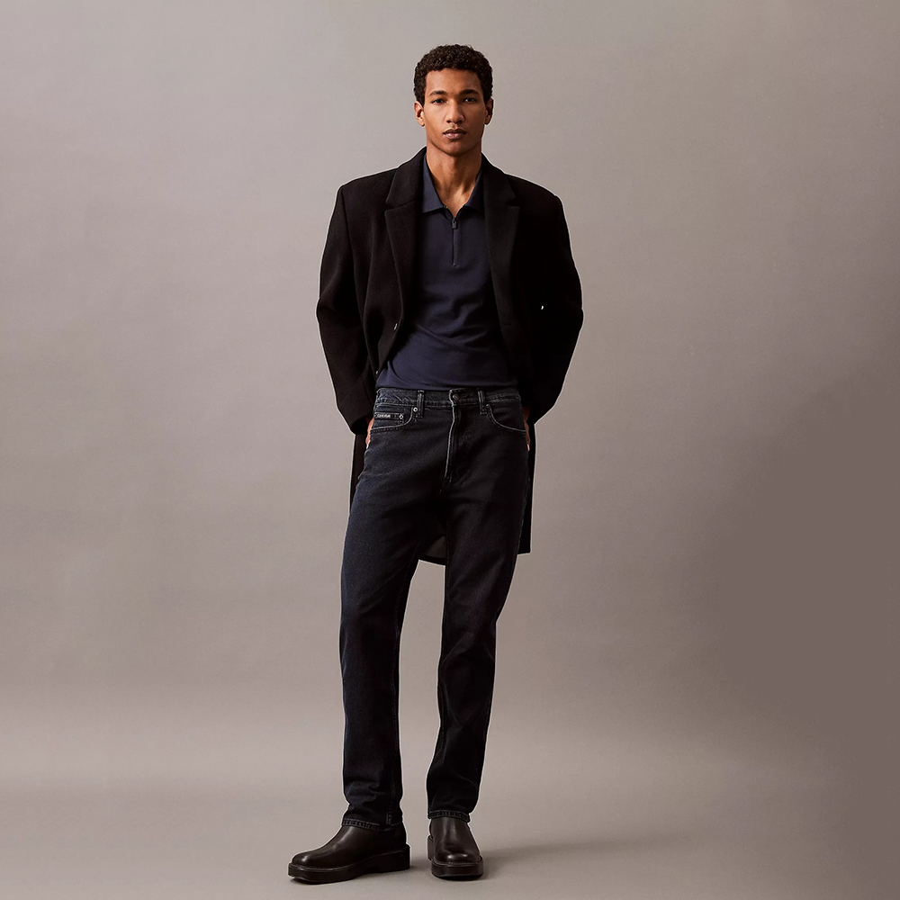 Quần Calvin Klein Standard Straight Fit Jeans - Midnight, Size 31W/30L