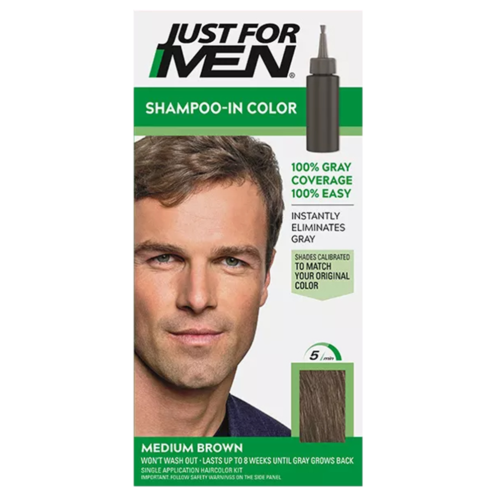Thuốc nhuộm tóc Just For Men Shampoo-in Color, H-35 Medium Brown