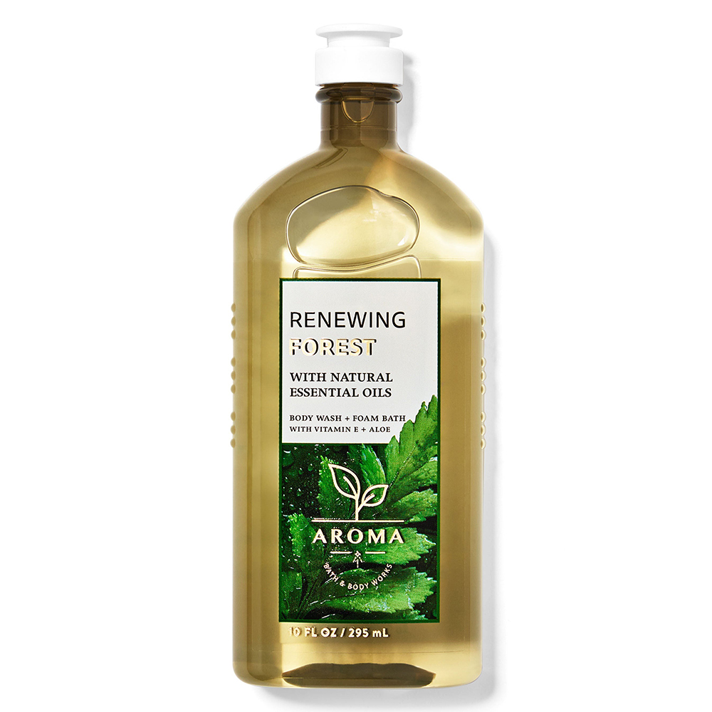 Gel tắm Bath & Body Works Aroma - Renewing Forest, 295ml