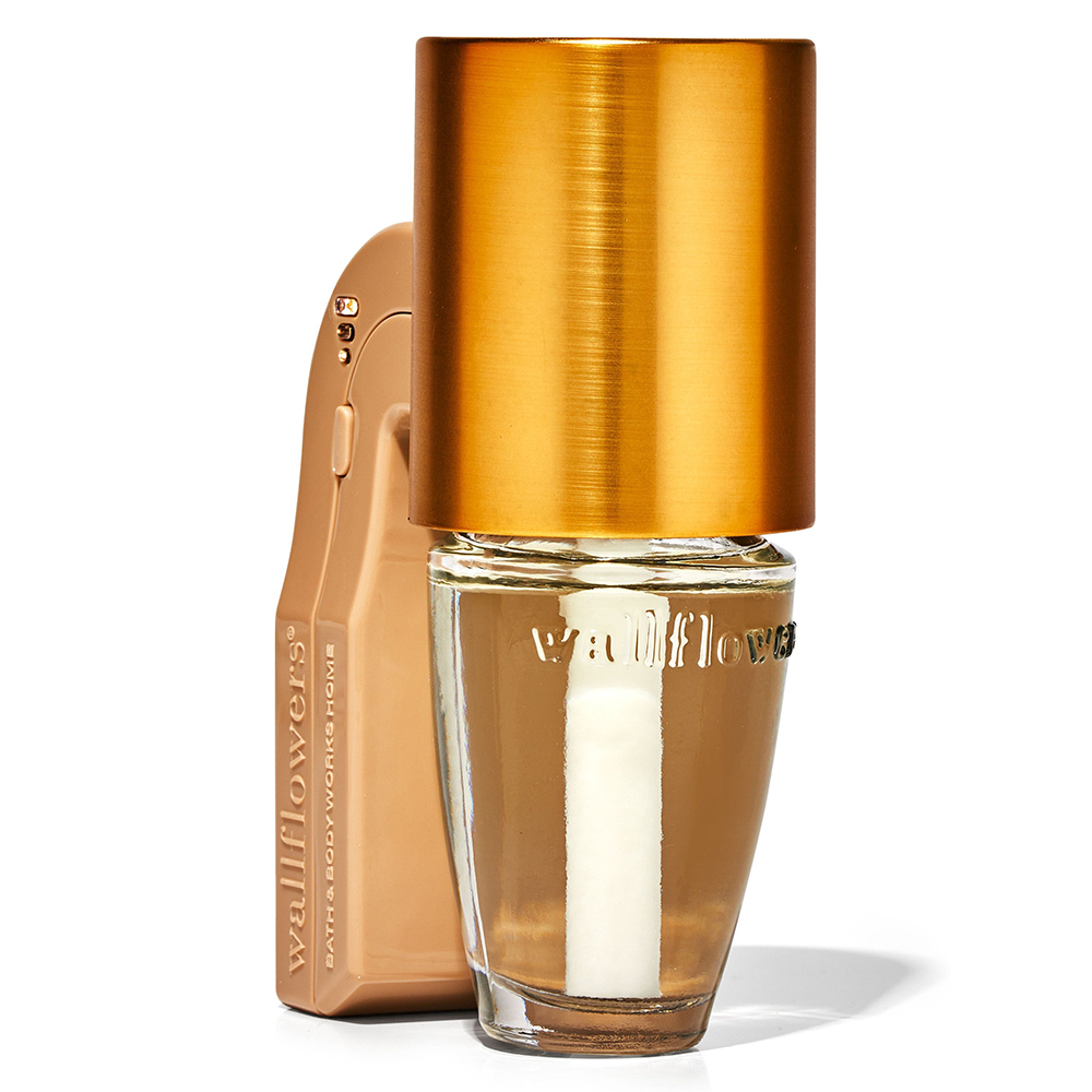 Đầu cắm tinh dầu Bath & Body Works Scent Control, Metallic Brass Cylinder