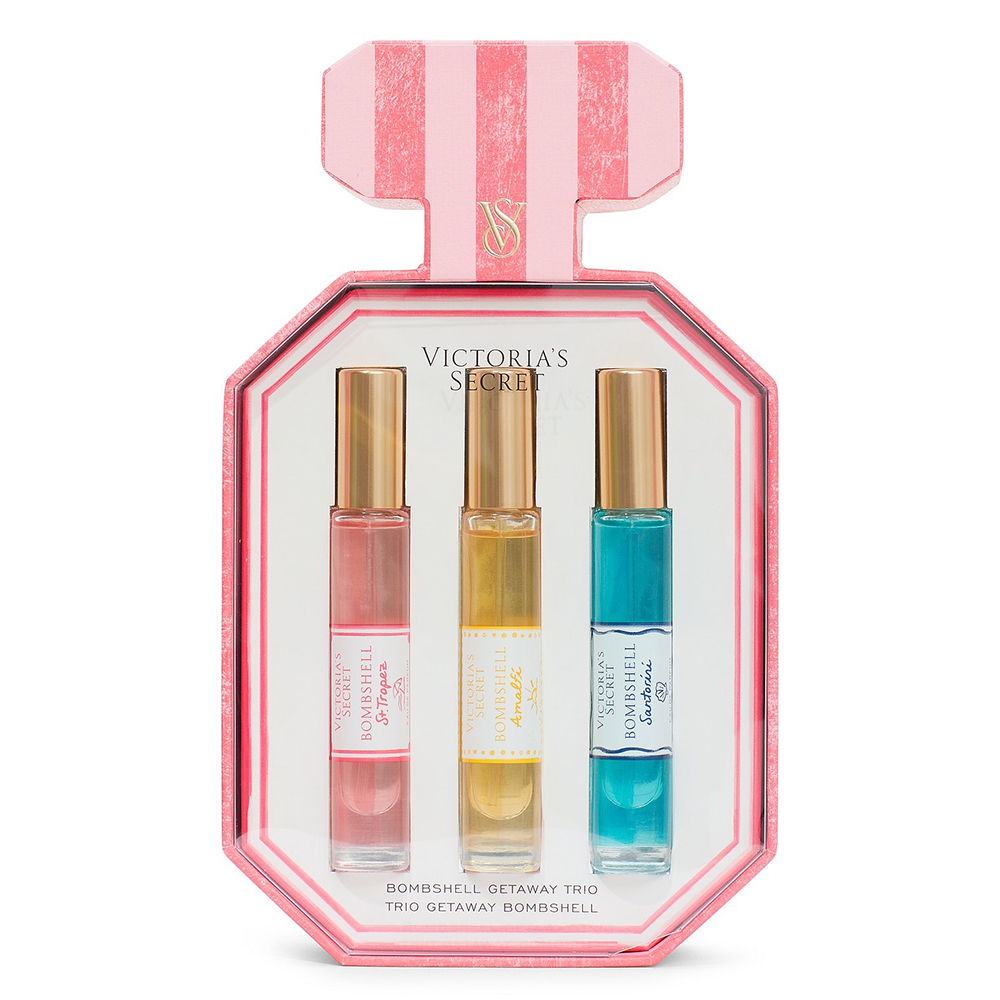 Set nước hoa Victoria's Secret Bombshell Getaway Trio, 3 x 7ml
