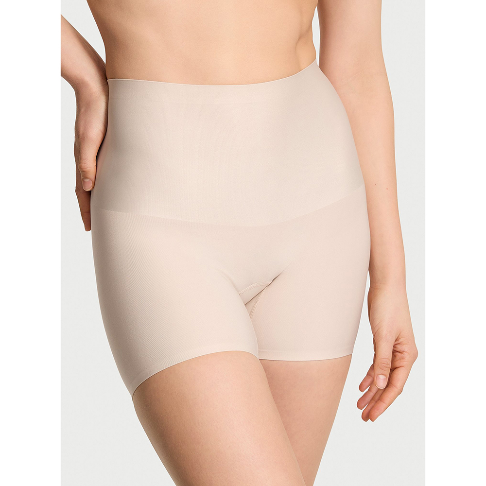 Quần định hình Victoria's Secret Smoothing Shimmer Shorts - Marzipan, Size L