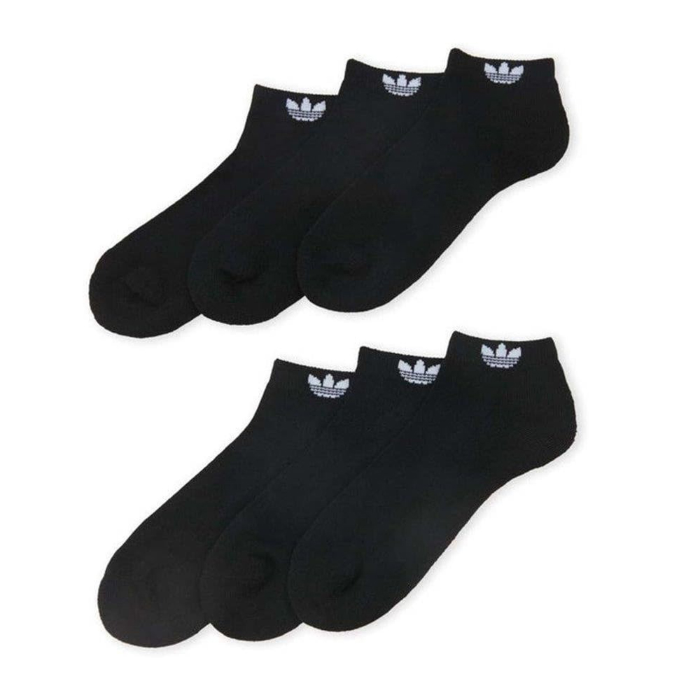 Vớ Adidas Originals Trefoil Low-Cut - Set 6 đôi, Black