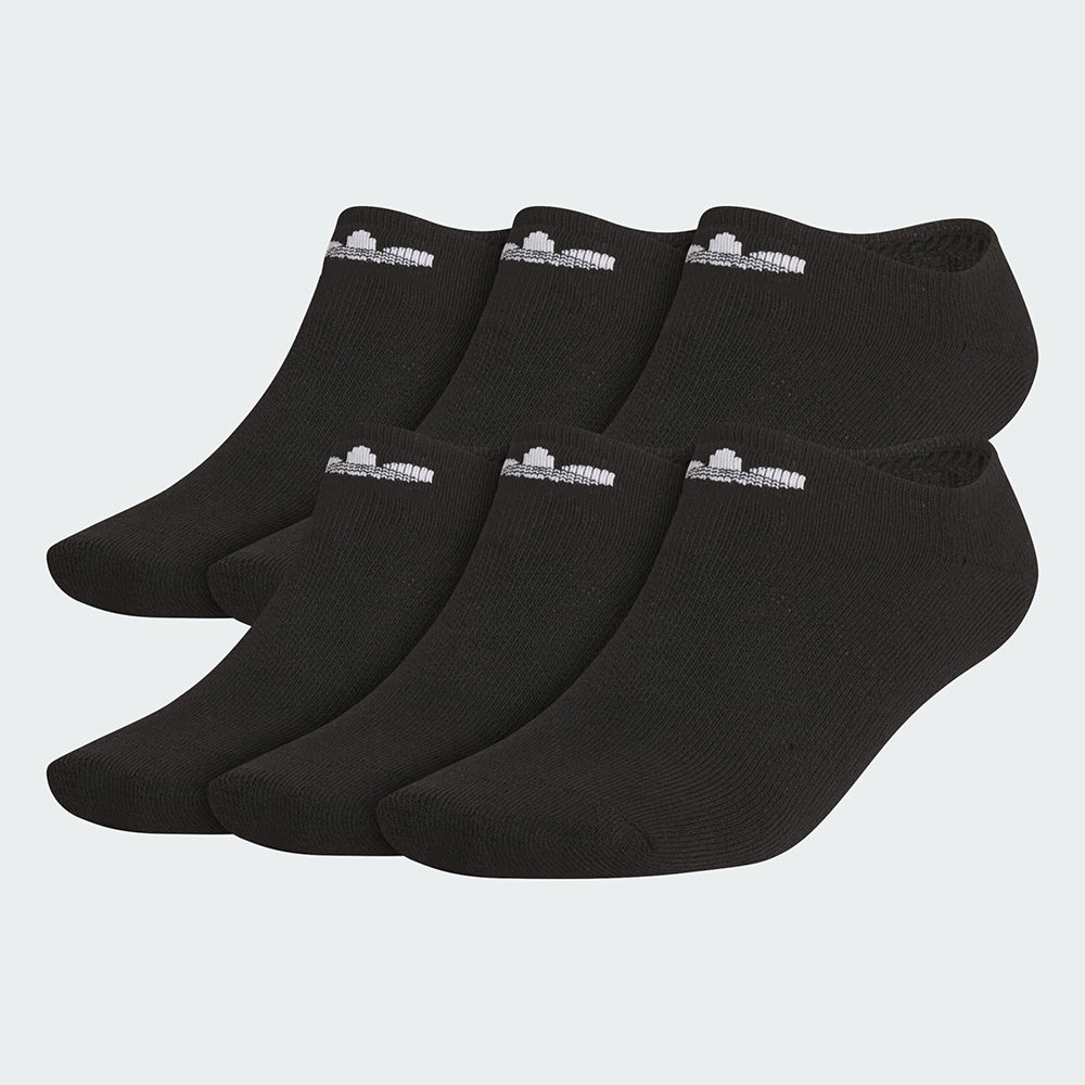 Vớ Adidas Originals Trefoil No Show - Set 6 đôi, Black