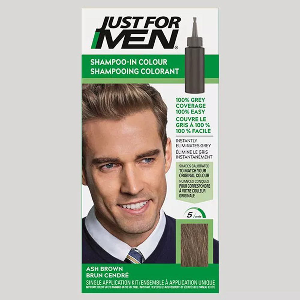 Thuốc nhuộm tóc Just For Men Shampoo-in Color, H-20 Ash Brown