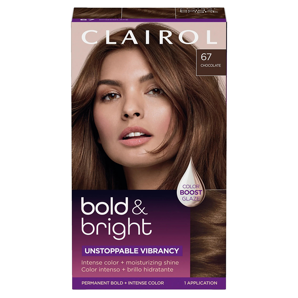 Thuốc nhuộm tóc Clairol Bold & Bright, 67 Chocolate