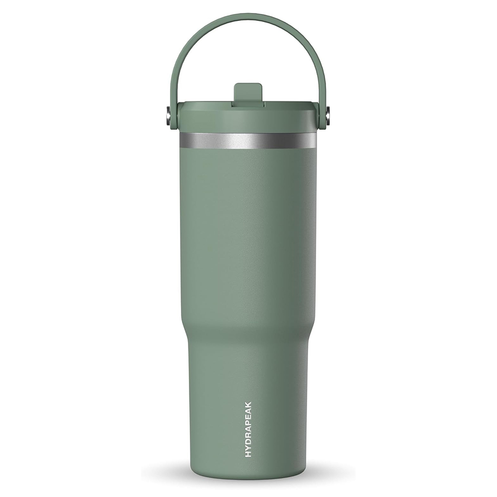 Bình giữ nhiệt Hydrapeak Nomad Bottle With Handle And Straw Lid - Sage Leaf, 946ml