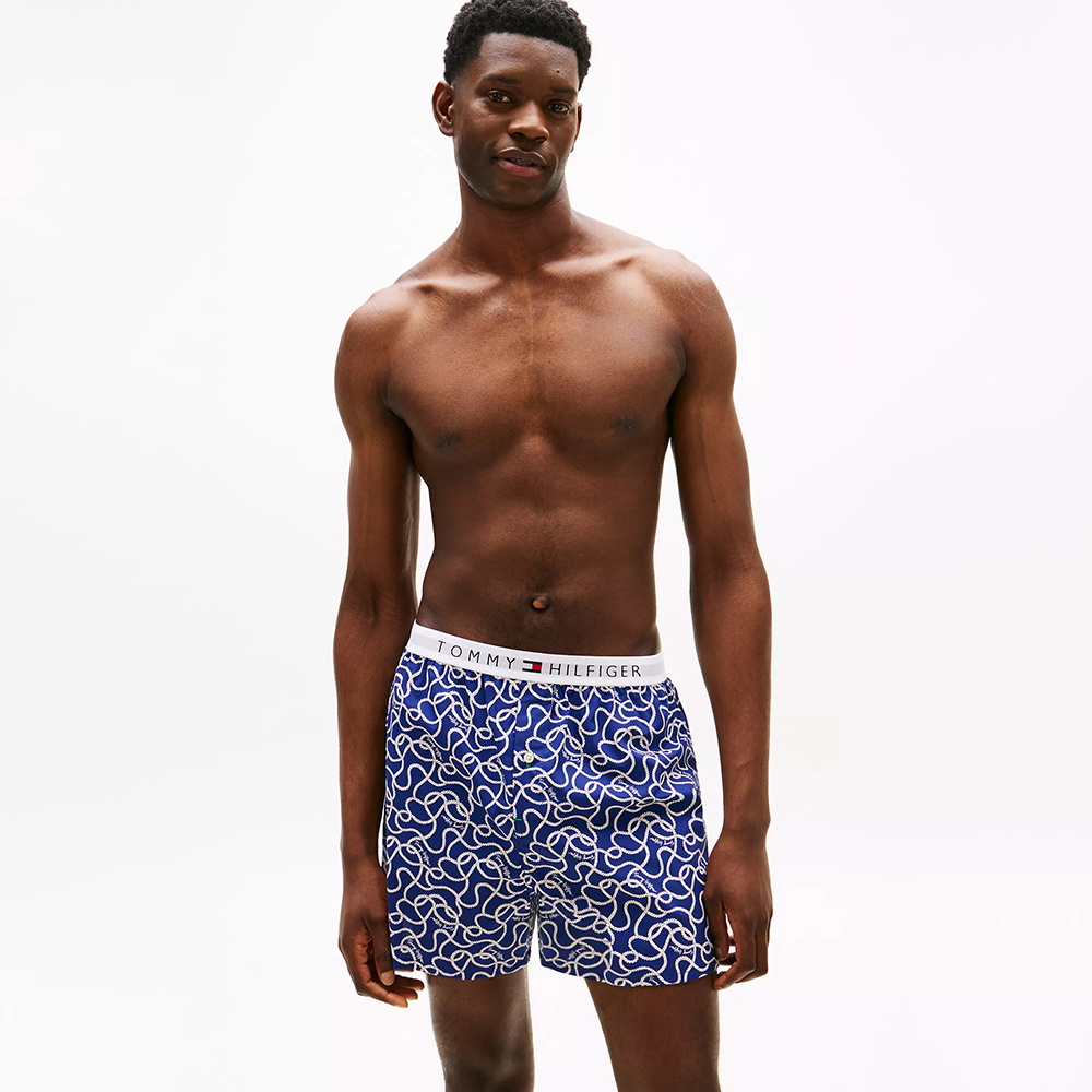 Quần Tommy Hilfiger Logo Waistband Woven Boxers - Multi, Size L
