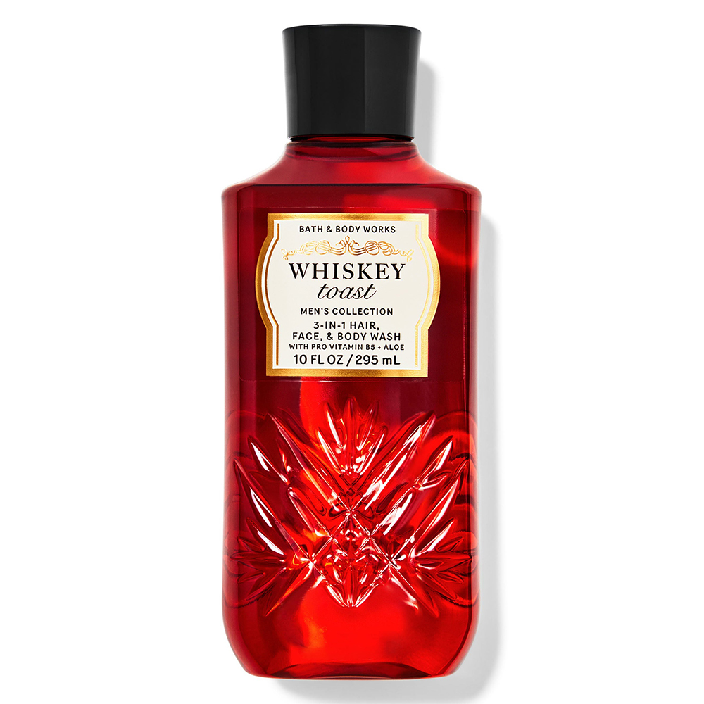 Gel tắm + gội + rửa mặt Bath & Body Works 3in1 Men's Collection - Whiskey Toast, 295ml