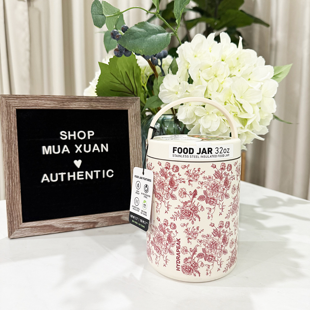 Bình đựng thức ăn giữ nhiệt Hydrapeak Stainless Steel Food Jars - Sedona/Ivory, 947ml