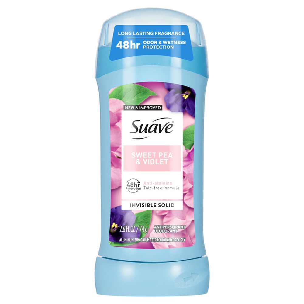 Sáp khử mùi Suave - Sweet Pea & Violet, 74g