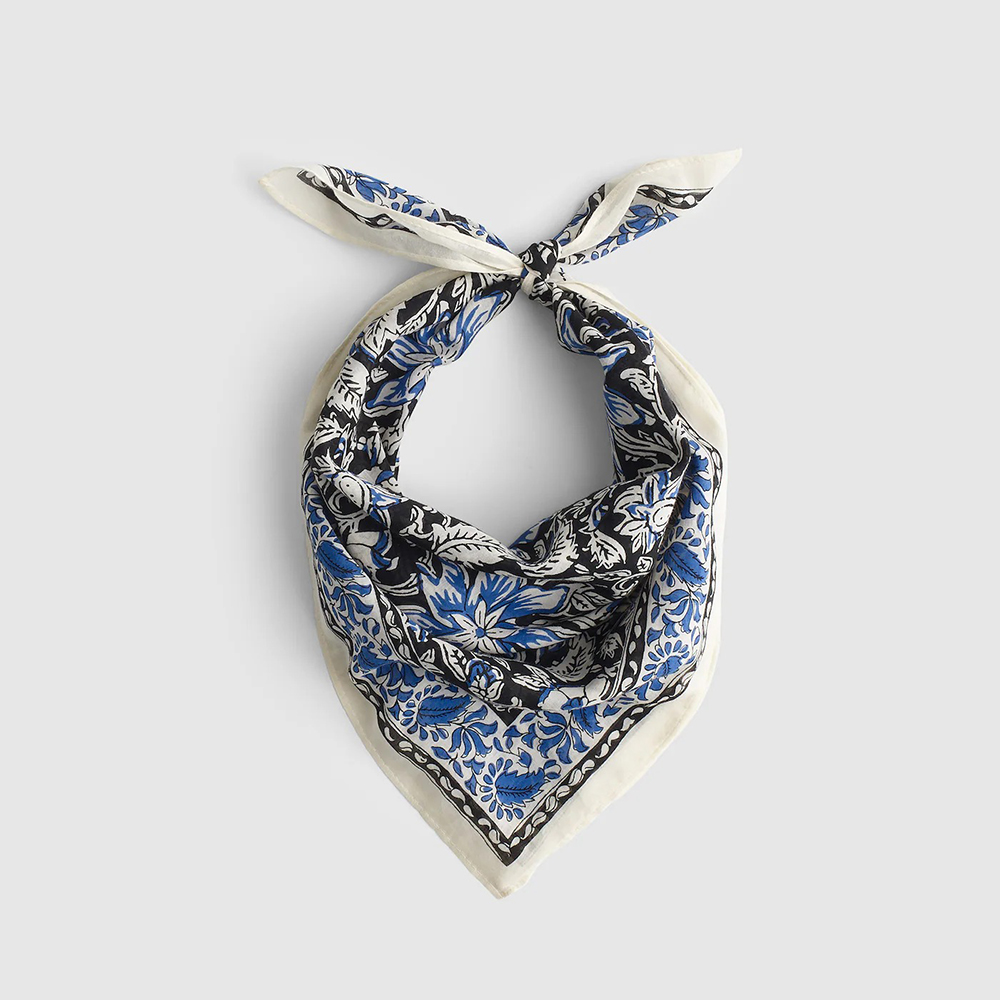 Khăn Madewell Organic Cotton Bandana, Burnished Umber