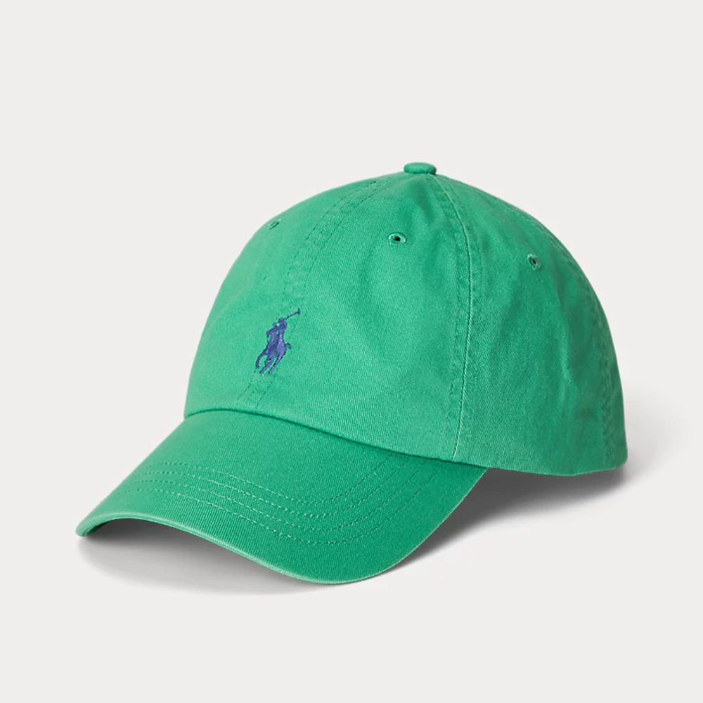 Mũ Polo Ralph Lauren Cotton Chino Ball Cap, Green/Blue