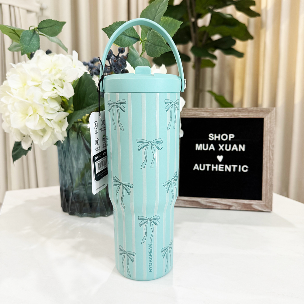 Bình giữ nhiệt Hydrapeak Nomad Bottle With Handle And Straw Lid - Pale Sage, 946ml