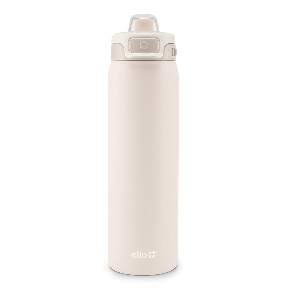 Bình nước Ello Pop & Fill Stainless Steel - Dunes, 651ml