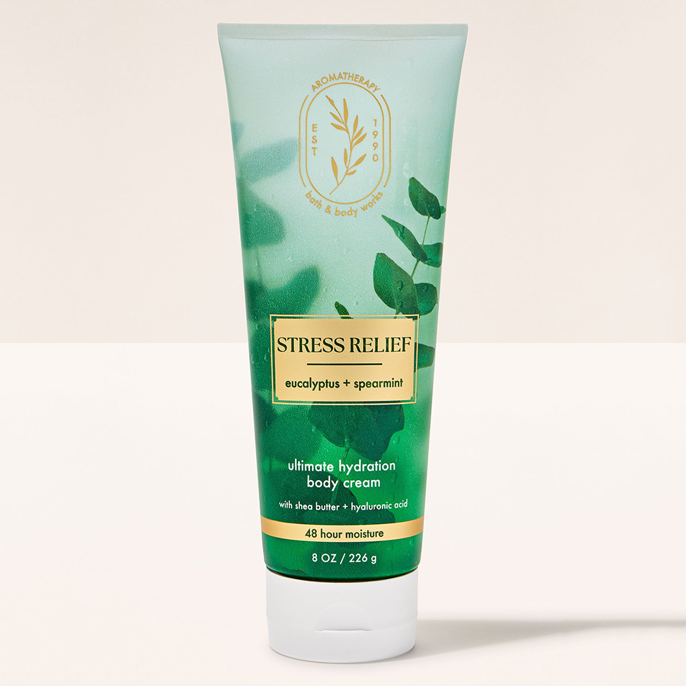 Kem dưỡng da Bath & Body Works Aromatherapy - Stress Relief Eucalyptus + Spearmint, 226g