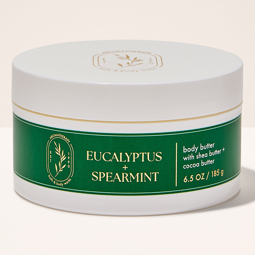 Bơ dưỡng thể Bath & Body Works Aromatherapy - Eucalyptus + Spearmint, 185g