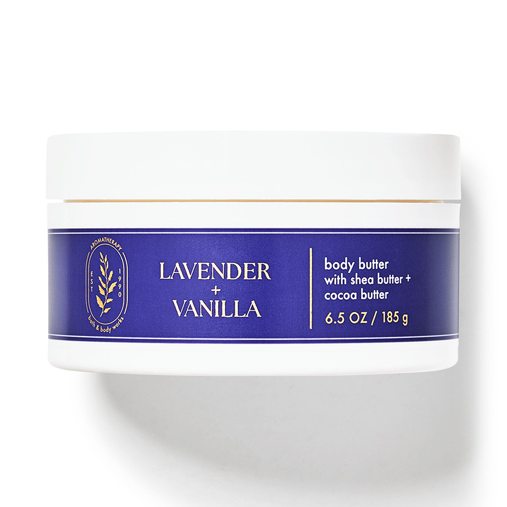 Bơ dưỡng thể Bath & Body Works Aromatherapy - Lavender + Vanilla, 185g