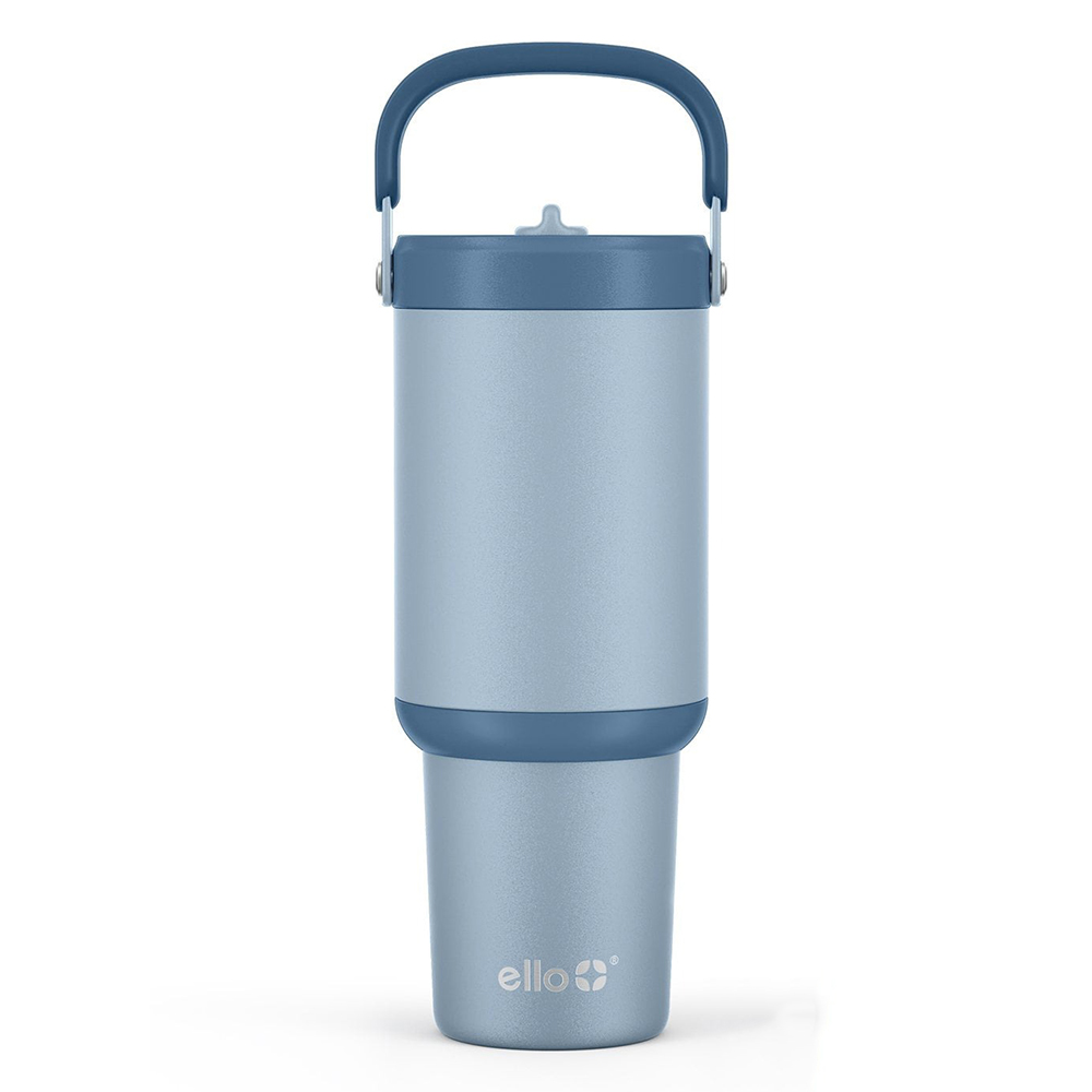 Ly giữ nhiệt Ello Oasis Go Leak-Proof Stainless Steel Tumbler - Glacier Wave, 887ml