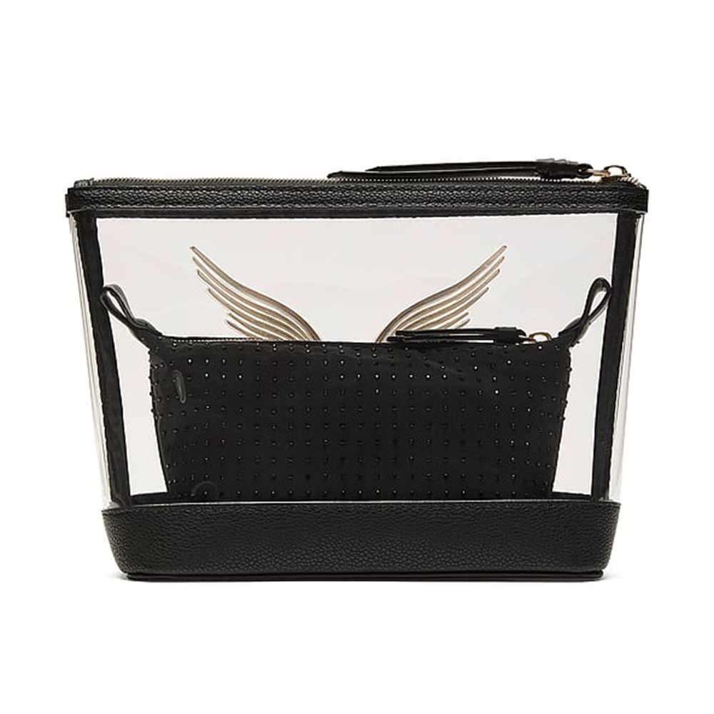 Túi đựng mỹ phẩm Victoria's Secret Fashion Show Cosmetic Case, Black