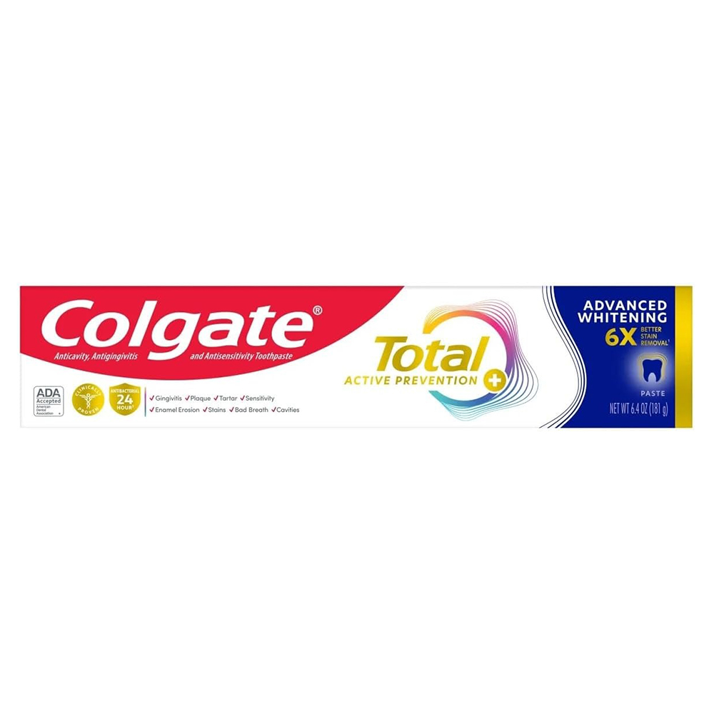 Kem đánh răng Colgate Total Advanced Whitening, 181g