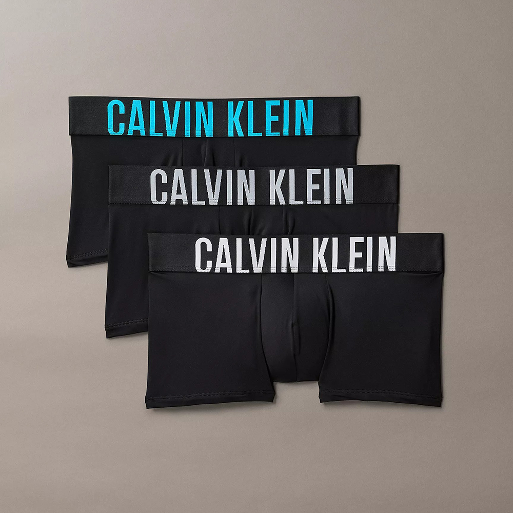 Set 3 quần Calvin Klein Intense Power Micro Low Rise Trunk - Black, Size M