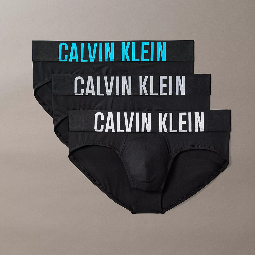Set 3 quần Calvin Klein Intense Power Micro Hip Brief - Black, Size M