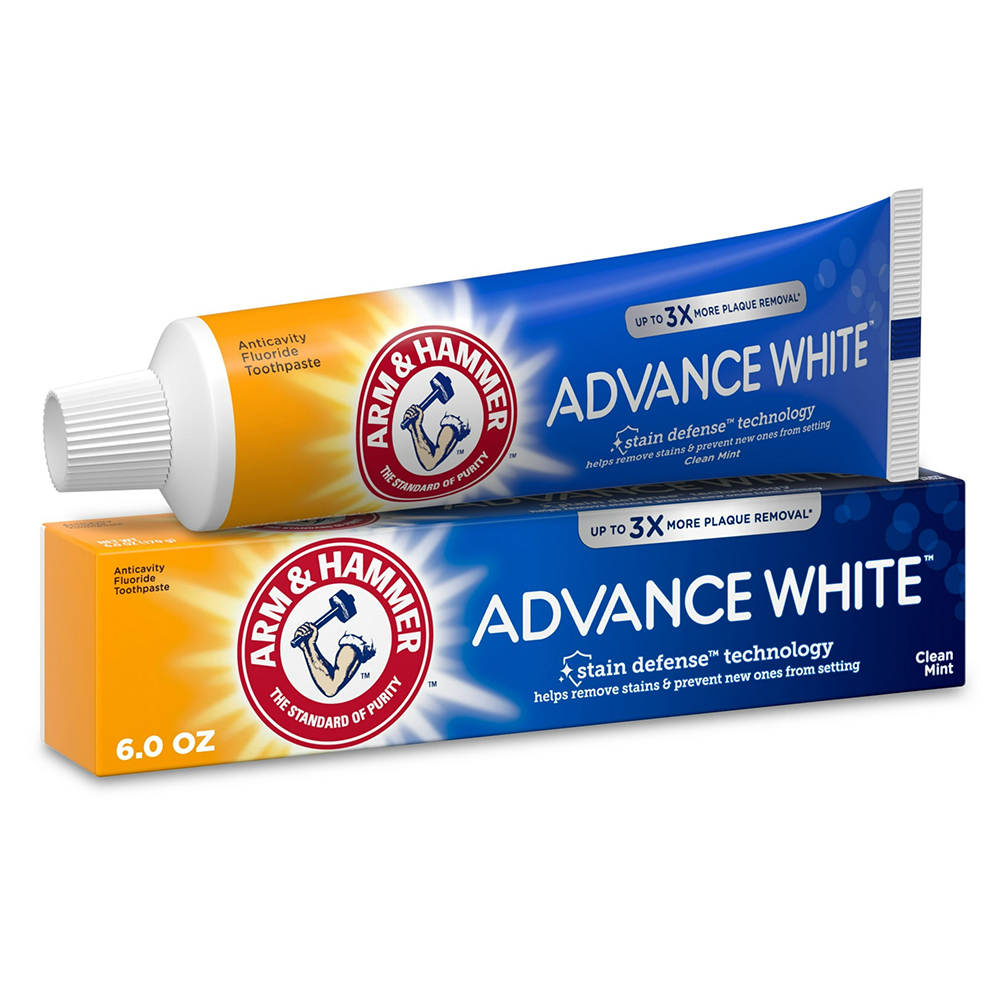 Kem đánh răng ARM & HAMMER Advanced White Clean Mint, 170g