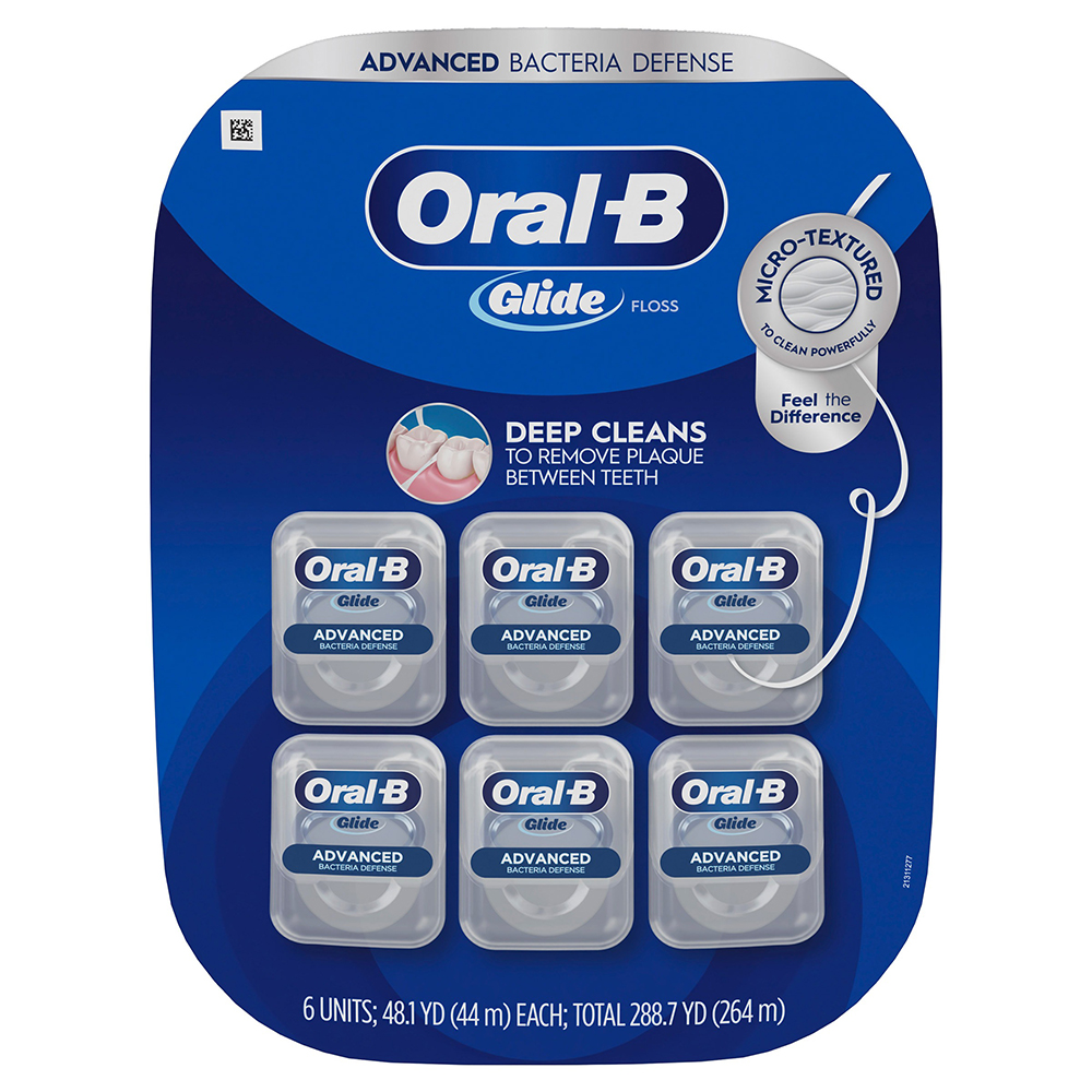 Chỉ nha khoa Oral-B Glide Advanced Multi-Protection Floss, vỉ 6 hộp x 44m