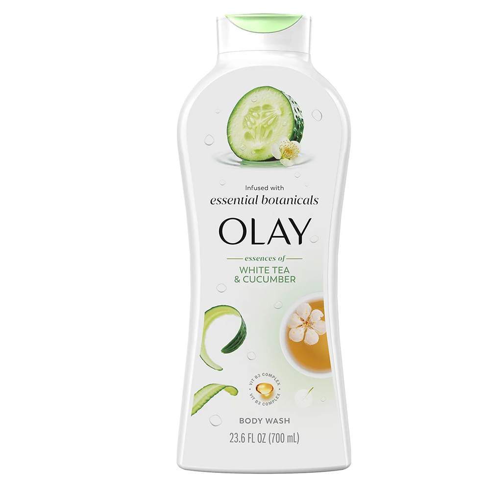 Sữa tắm Olay Essential Botanicals - White Tea & Cucumber, 700ml