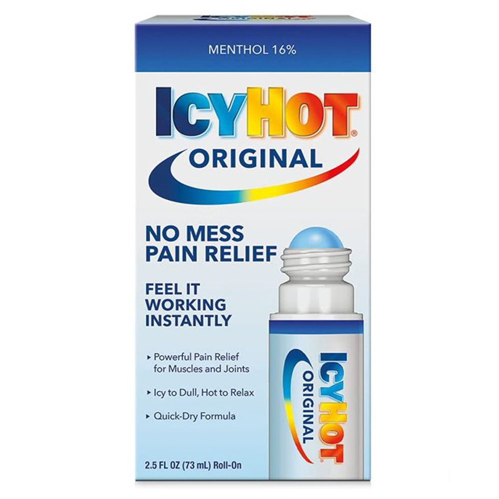 Dầu xoa bóp giảm đau Icy Hot Original No Mess Pain Relief Roll-On, 73ml