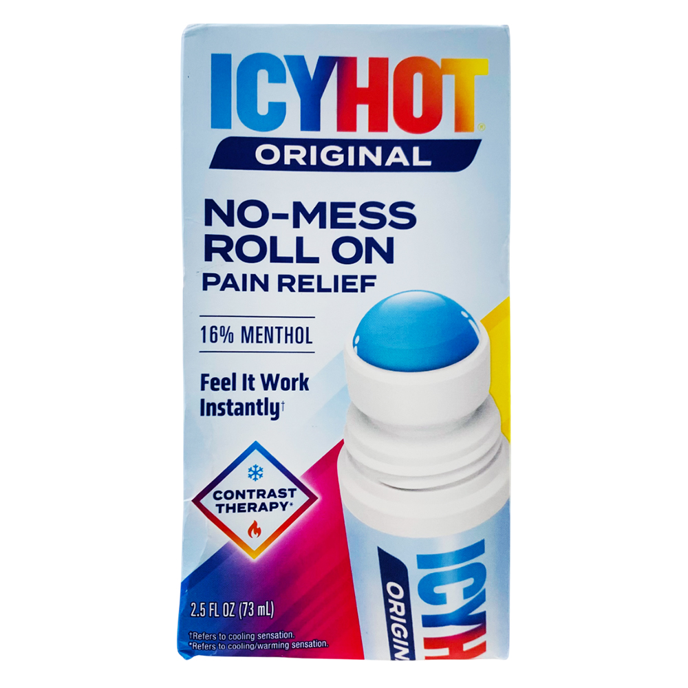 Dầu xoa bóp giảm đau Icy Hot Original No Mess Pain Relief Roll-On, 73ml