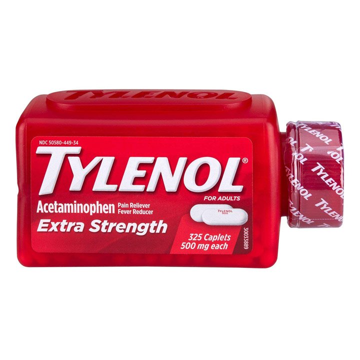 Giảm đau/ hạ sốt Tylenol Extra Strength, 325 viên nén