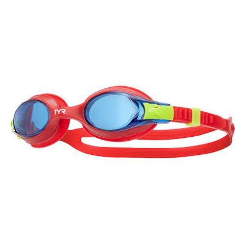 Kính bơi TYR Kids' Swimple, Blue/ Red