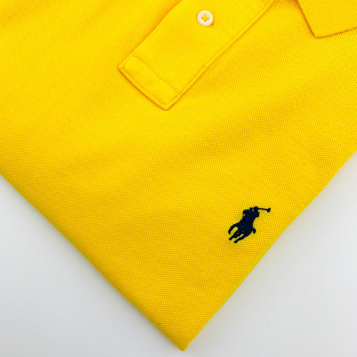Polo Ralph Lauren Slim Fit Polo Shirt - Yellow, Size S - Shop Mùa Xuân