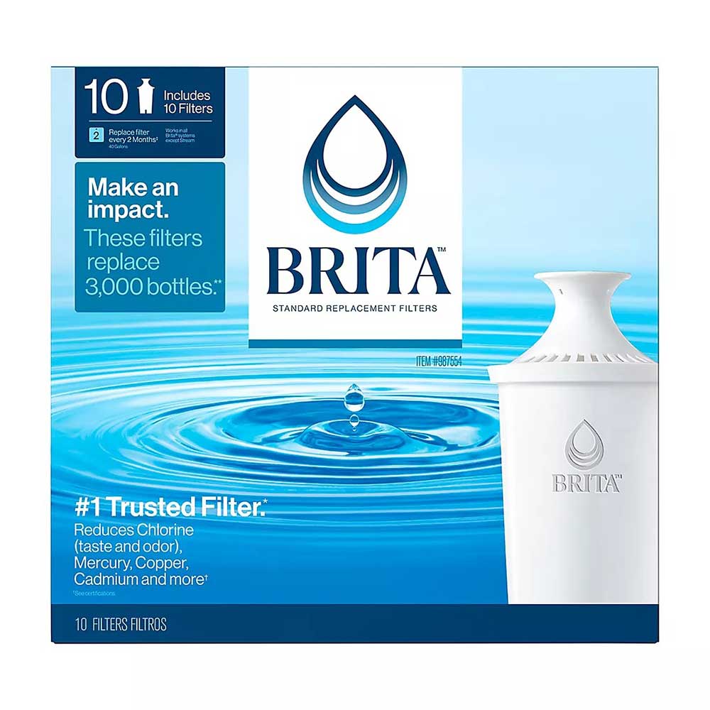 Hộp lõi thay bình lọc Brita, 10 cái