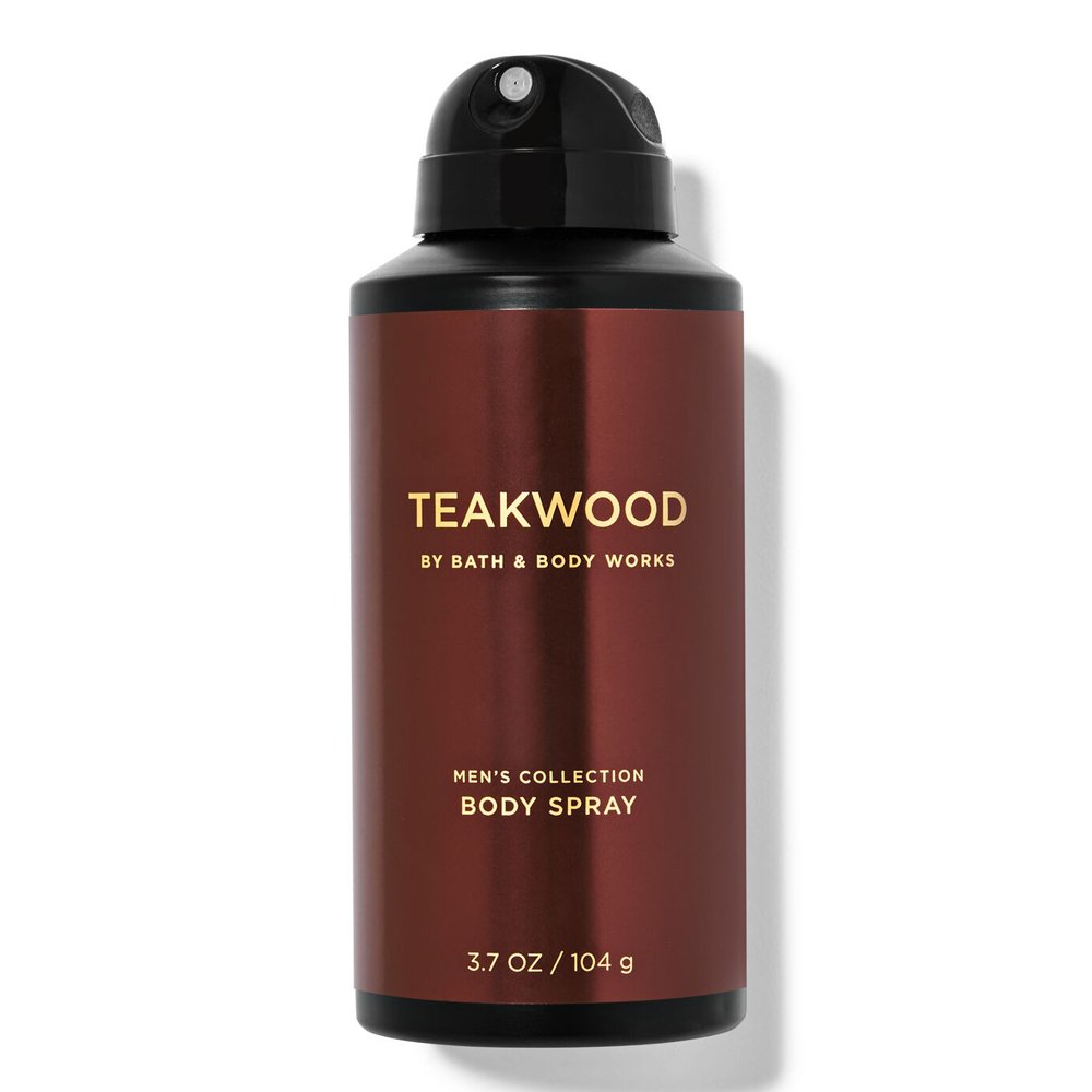 Xịt khử mùi toàn thân Bath & Body Works Men's Collection - Teakwood, 104g
