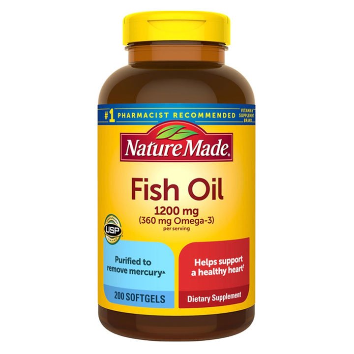 Nature Made Fish Oil 1200 mg, 200 viên