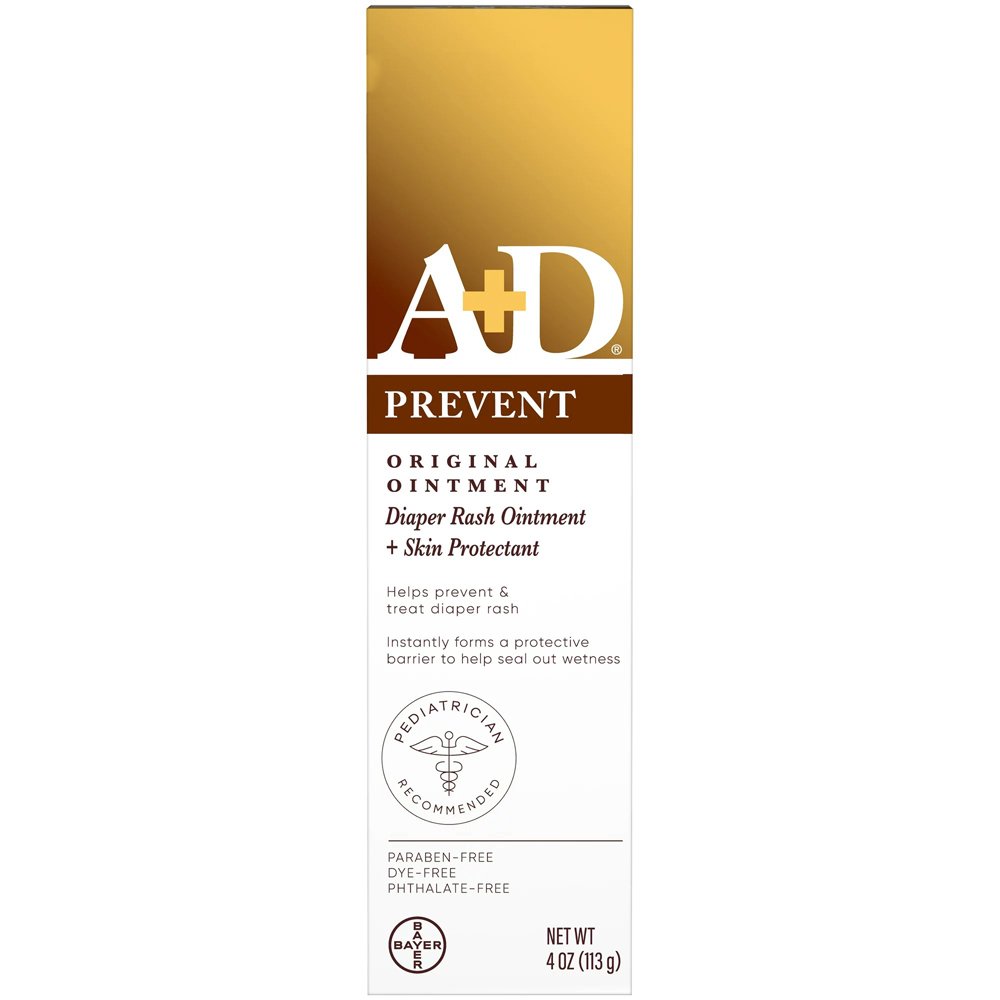 A+D Original Diaper Rash Ointment & Skin Protectant - Prevent, 113g