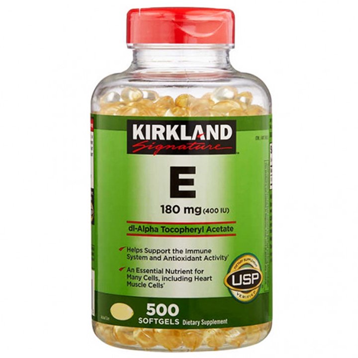 Kirkland Signature Vitamin E 180mg, 500 viên