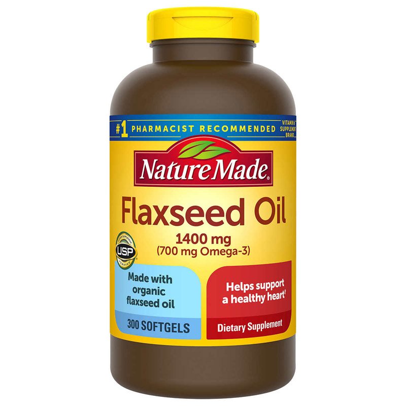 Nature Made Flaxseed Oil 1400 mg, 300 viên