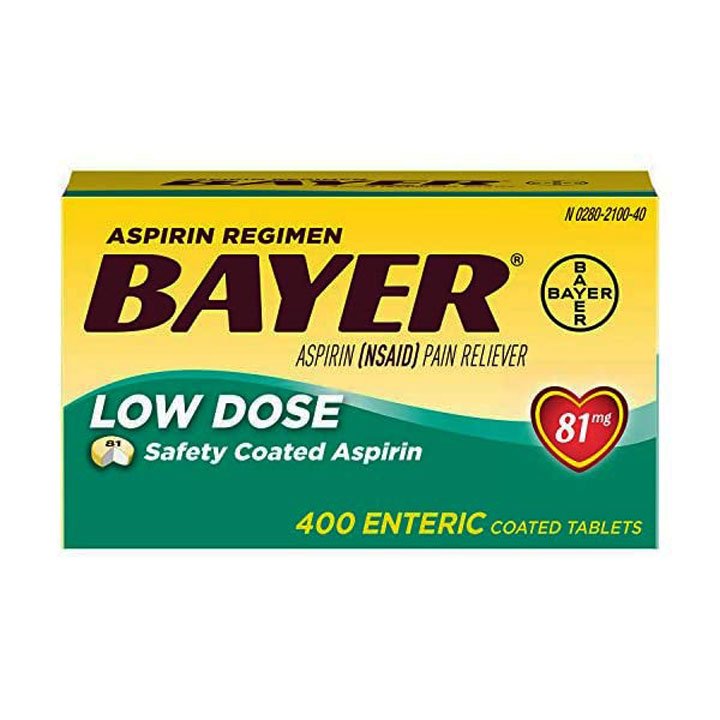 [Giảm Giá Cận Date] Bayer Low Dose Aspirin 81mg, 400 viên