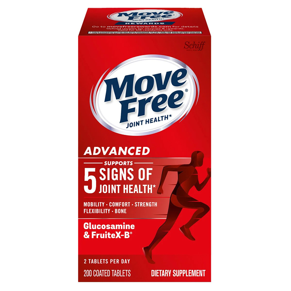 Schiff Move Free Join Health Advanced Glucosamine + Chondroitin, 200 viên
