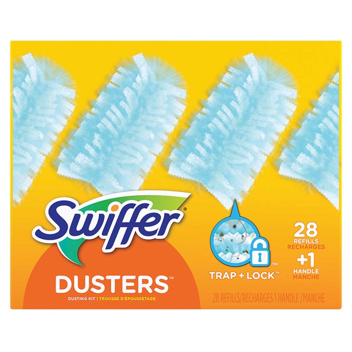 Bộ quét bụi Swiffer Duster, 1 tay cầm & 28 miếng thay