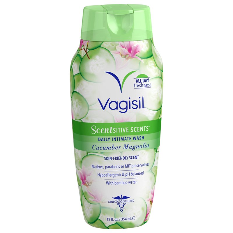Dung dịch vệ sinh phụ khoa Vagisil Scentsitive Scents - Cucumber Magnolia, 354ml